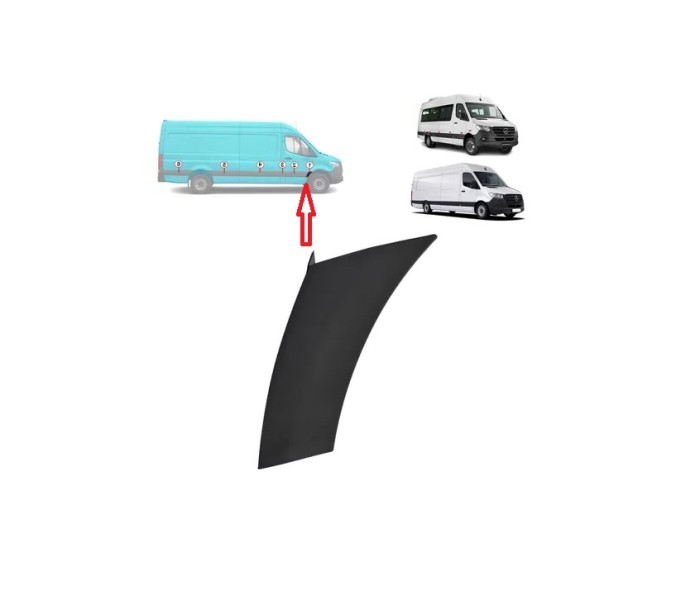 Bandou aripa fata MERCEDES SPRINTER, 02.2018-, partea dreapta,