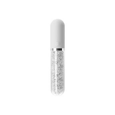 Vibrator Clasic Stardust Charm, Alb, 16.5 cm foto