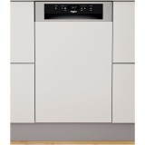Masina de spalat vase incorporabila Whirlpool WSBC 3M27 X, 10 seturi, 6 programe, Clasa E, 45 cm, Inox