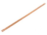 Trese bandă de &icirc;mpăm&acirc;ntare 10mm&sup2; &Oslash;1: 7mm &Oslash;2: 7mm L: 400mm - produs electric