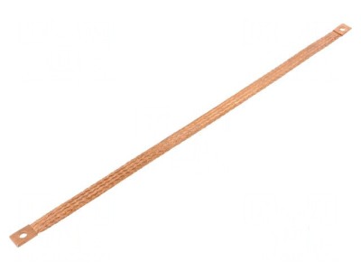 Trese bandă de &amp;icirc;mpăm&amp;acirc;ntare 10mm&amp;sup2; &amp;Oslash;1: 7mm &amp;Oslash;2: 7mm L: 400mm - produs electric foto