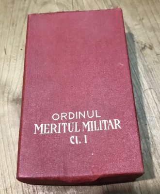 COLOB Cutie Ordinul Militar CL. ! foto