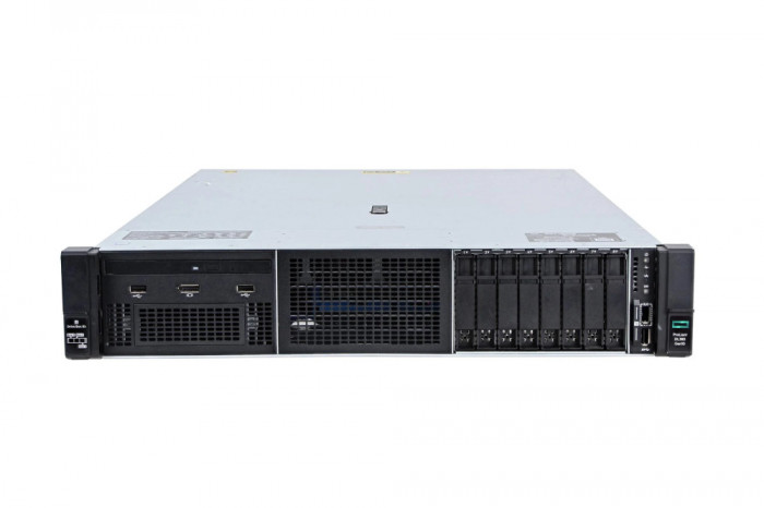 Server HP ProLiant DL380 G10 NVMe, 8 Bay 2.5 inch + 8 Bay 2.5 inch NVMe, 2 Procesoare, Intel 18 Core Xeon Gold 6150 2.7 GHz, 256 GB DDR4 ECC, Fara H