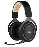 Casti gaming wireless Corsair HS70 PRO, surround 7.1, Negru/Crem PC PS4