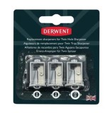 Rezerva ascutitoare electrica Derwent Professional, pentru 2302332, 3 buc/ set, gri