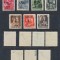 ROMANIA 1945 Transilvania de Nord emisiunea Oradea I set 7 erori cu sursarj ranversat tip I MNH, inclusiv valoarea rara 1P/30f