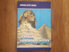 ISTORIA ARTELOR PLASTICE , vol. I - Adriana Botez-Crainic foto