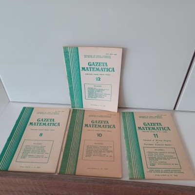 Gazeta matematica, 10 reviste, an 1979 foto