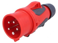 Conector alimentare AC trifazat mufa tata 16A 400VAC IP44 foto