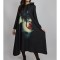 ROCHIE MAXI CU MANECA LUNGA ASIMETRICA LILY MULTICOLOR TALIE UNICA Multicolora