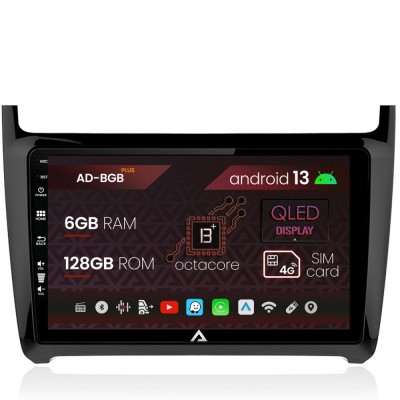 Navigatie Volkswagen Polo (2014+), Android 13, B-Octacore 6GB RAM + 128GB ROM, 9 Inch - AD-BGB9006+AD-BGRKIT033 foto