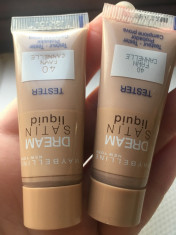 2x Fond de ten Maybelline Dream Satin Liquid 40 Fawn testere foto