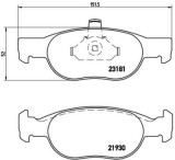 Placute frana Fiat Brava (182), Bravo 1 (182), Grande Punto (199), Marea (185), Punto (188); Lancia Delta 2 (836) SRLine parte montare : Punte fata