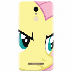 Husa silicon pentru Xiaomi Remdi Note 3, Close Up Fluttershy My Little Pony Friendship Is Magic