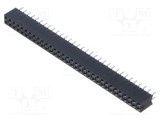 Conector şiruri pini soclu tată PIN 64 drept 2,54mm THT 2x32 SAMTEC