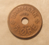 DANEMARCA 5 ORE 1930, Europa
