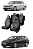 Huse scaune auto piele si textil VW PASSAT B7 (2010-2015), Umbrella