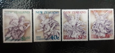 Noua Zeelanda-Craciun 1990,figuri religie-serie completa ,nestampilate-MNH (W1) foto