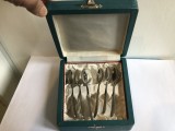 6 LINGURITE INOX BUCURESTI IN CASETA DECORATIVA