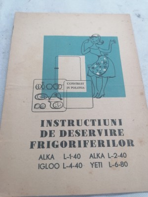 Instructiuni de deservire frigoriferilor foto