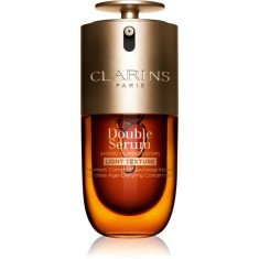 Clarins Double Serum Light Texture ser intensiv &icirc;mpotriva &icirc;mbătr&acirc;nirii pielii 30 ml