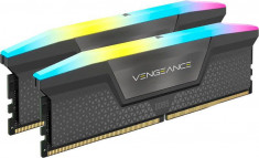 Memorie RAM Corsair Vengeance RGB 64GB DDR5 6000MHz CL30 Kit of 2 foto