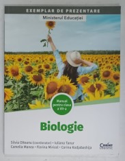 BIOLOGIE , MANUAL PENTRU CLASA A VII -A de SILVIA OLTEANU ...CORINA KODJABASHIJA , ANII &#039;2000