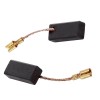 Set 2 Perii Colectoare elSales ELS-CRB-6-12-20.5-2, Dimensiune carbuni 6 x 12 x 20.5mm, negru