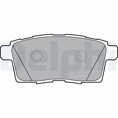 DELPHI LP2052 set placute frana,frana disc foto