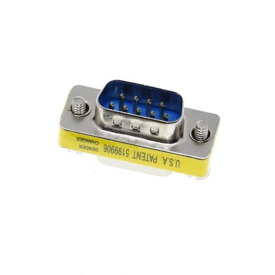 Adaptor DB9 tata-mama, RS232 foto