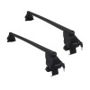 Set bare transversale portbagaj din otel marca Twinny Load TL S43, kit complet cu bare, suporti si antifurt cu cheie, Audi A4 Sedan B7 2004-2008 4 Usi