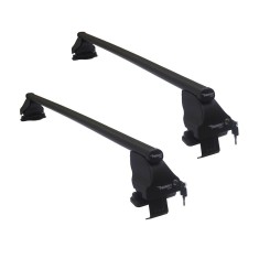 Set bare transversale portbagaj din otel marca Twinny Load TL S43, kit complet cu bare, suporti si antifurt cu cheie, Audi A4 Sedan B7 2004-2008 4 Usi