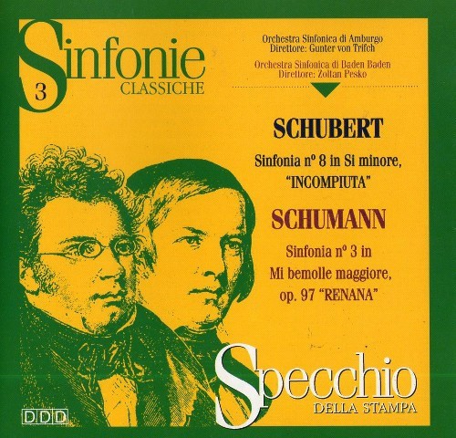 CD Schubert&lrm;&ndash; Sinfonia N&deg; 8 In Si Minore / Sinfonia N&deg; 3 Nou (SIGILAT) (M)