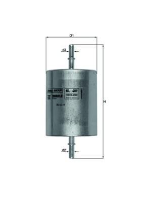 Filtru combustibil KNECHT KL409 foto
