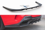 Aditiv Maxton Design cu nervuri verticale pentru difuzor de bara spate potrivit pentru BMW M850I G15 dupa 2018, lac negru Performance AutoTuning