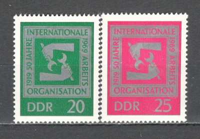 D.D.R.1969 50 ani Organizatia Internationala a Muncii SD.275 foto