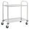 vidaXL Cărucior de bucătărie 2 niveluri 95x45x83,5 cm oțel inoxidabil 50913