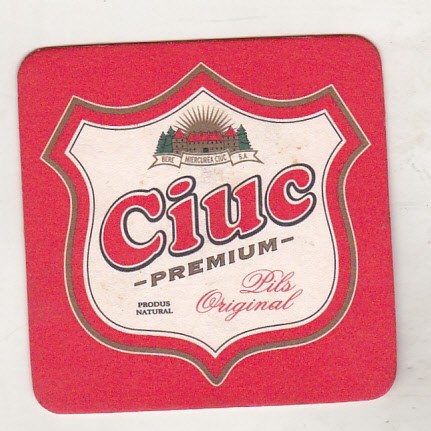 bnk div Suport de carton pentru halba/pahar bere - coaster - Ciuc