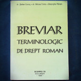 BREVIAR TERMINOLOGIC DE DREPT ROMAN - STEFAN COCOS, MIRCEA TOMA - 1999
