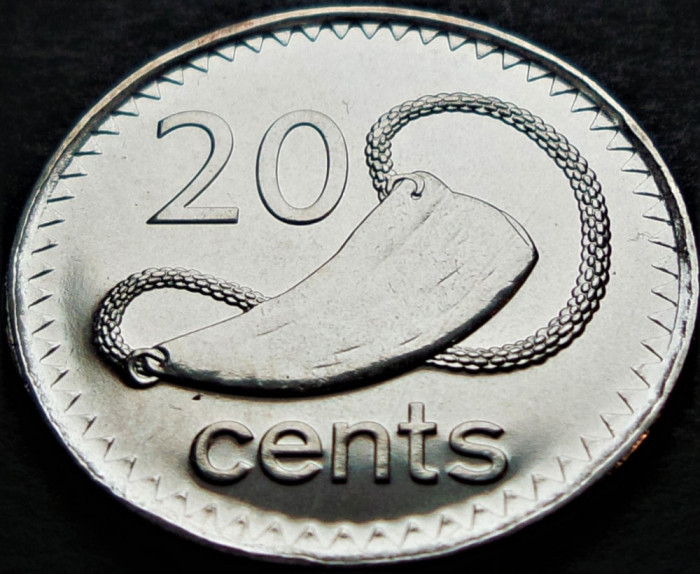 Moneda exotica 20 CENTI - INSULELE FIJI, anul 2009 * cod 2156 = UNC