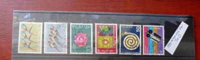 TS21 - Timbre serie CCCP - Elvetia - Helvetia 1971 Mi940-945 foto