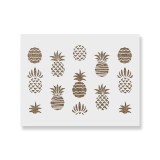 Cumpara ieftin Sablon Perete vopsire, tencuiala 900x600x0.7mm Styled Pineapple Refolosibil, model MXSP7113