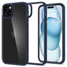 Husa Spigen Ultra Hybrid pentru Apple iPhone 15 Albastru inchis