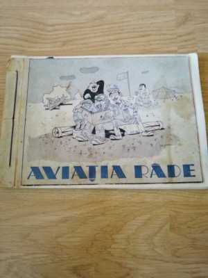 Aviatia Rade, Album de cariacaturi semnate de Vasile Scripcaru, Bucuresti 1945 foto