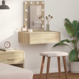 VidaXL Masă de Machiaj cu sertar Maro 60 x 40 x 70 cm Lemn compozit