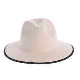 Palarie fedora bej
