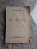 RECENZII 1924-1926 - CONST. SAINEANU