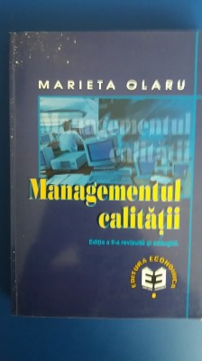 myh 32s - Marieta Olaru - Managementul calitatii foto