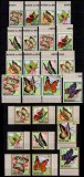 Burundi 1968, Mi #411-435**, fauna, fluturi, serie completa 25 valori, MNH! Cota 90 &euro;!, Natura, Nestampilat