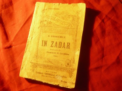 H.Sienkiewicz - In zadar - interbelica ,BPT 942-943 , 200 pag foto